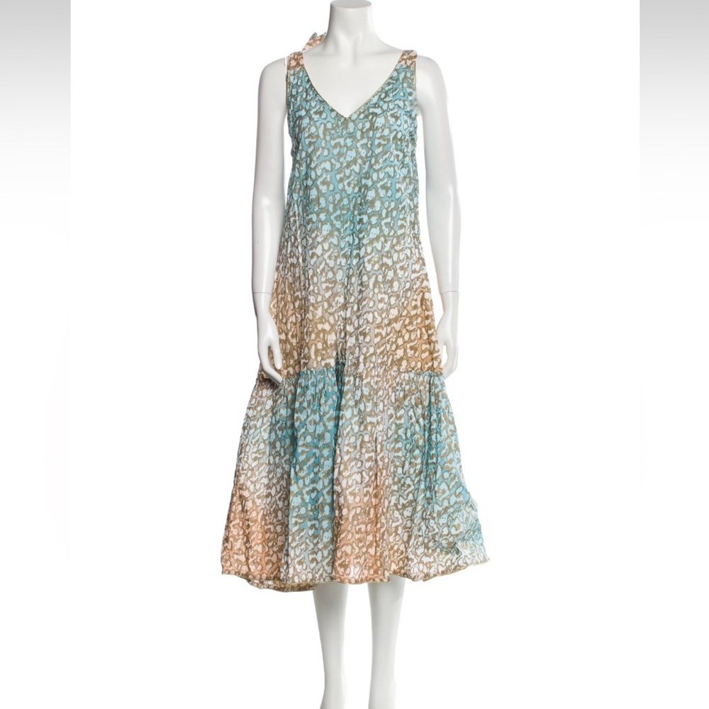 🦋 Juliet Dunn Animal Print Long Dress 🦋 One Size